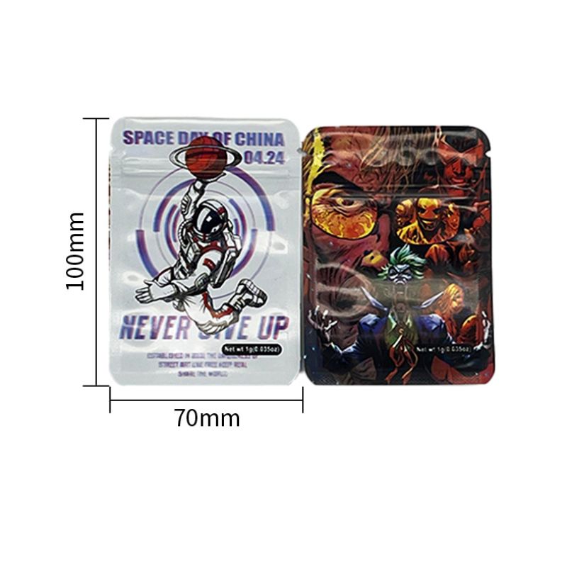 Custom Style 3.5G Mylar Weed Bags Bulk